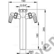 Kép 2/2 - ALCAPLAST A44M-DN40 kötőcső 6/4" hollandi anyával és két  csatlakozóval