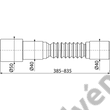 Kép 2/2 - ALCAPLAST A795 flexibilis bekötőcső 50/40 × 40 műanyag