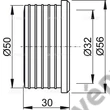 Kép 2/2 - ALCAPLAST Z0004-ND mandzsetta betét 50/32