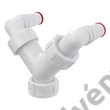 Kép 1/2 - ALCAPLAST P148Z dupla csonk G1"/17–23, visszacsapó szelepekkel