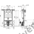 Kép 2/2 - ALCAPLAST AM102 / 1000 JÁDROMODUL WC tartály