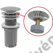 Kép 1/2 - ALCAPLAST A392C CLICK/CLACK MOSDÓ LEERESZTŐ 5/4", TÚLFOLYÓVAL, FÉMBŐL, NAGY DUGÓVAL