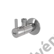 Kép 1/2 - ALCAPLAST ARV001 sarokszelep szűrővel 1/2" × 3/8", kerek