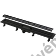 Kép 1/4 - ALCAPLAST APZ10BLACK zuhanyfolyóka peremmel perforált rácsokhoz fekete-matt (550-950 mm)