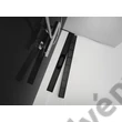 Kép 3/4 - ALCAPLAST APZ10BLACK zuhanyfolyóka peremmel perforált rácsokhoz fekete-matt (550-950 mm)