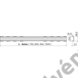 Kép 2/2 - ALCAPLAST SOLID rács zuhanyfolyókához (650-1050 mm)