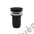 Kép 1/2 - ALCAPLAST A396BLACK MOSDÓ LEERESZTŐ 5/4", FÉMBŐL, NAGY DUGÓVAL, TÚLFOLYÓ NÉLKÜLI MOSDÓKHOZ, FEKETE-MATT