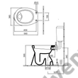 Kép 2/2 - ALFÖLDI 4037 WC laposöblítésű alsó kifolyású (régi tipusú)