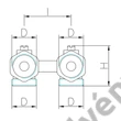 Kép 2/2 - BIANCHI golyóscsapblokk sarok 3/4” (50 mm)
