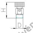 Kép 2/2 - BIANCHI kézi légtelenítő dugó műanyag gombos 1/4"-1/2"-ig