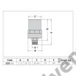 Kép 2/3 - CALEFFI antishock szelep 1/2" (vízütés csillapító - vízhálozatba)
