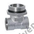 Kép 1/2 - DELTA T osztó végelem, tömítő gyűrűvel, 1”Kx1/2”Bx1/2”B