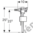 Kép 4/4 - GEBERIT ImpulsBasic 333 WC-tartály töltőszelep 3/8”