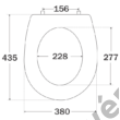 Kép 7/7 - Reactiv Arena WC ülőke állítható INOX zsanérral