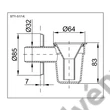 Kép 2/2 - Bojler csepegtető bűzzárral, krómozott (32 mm)