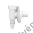 Kép 1/3 - Falonkívüli mosó-, és mosogatógép szifon, fehér (32 mm)