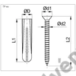 Kép 2/2 - Tipli+facsavar csomagban (6-8-10-12-ig)
