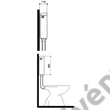 Kép 2/2 - KARIBA SLIM 116 falon kívüli WC tartály - 11,6 cm mély