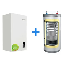 FONDITAL ANTEA CONDENSING KRB 24 Fűtő kazán + ACV COMFORT 130L INOX HŐKÖZPONT