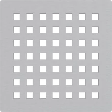 ALCAPLAST MPV014 rozsdamentes rács a rozsdamentes padlóösszefolyókhoz 102 × 102 mm