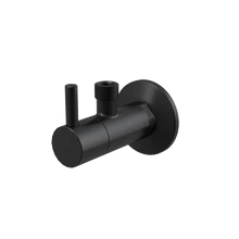 ALCAPLAST ARV001-BLACK sarokszelep szűrővel1/2" × 3/8" ,fekete-matt