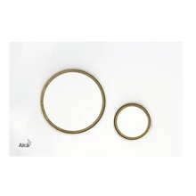 ALCAPLAST M775 nyomólap fehér/arany