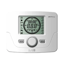 BAXI digitális szobatermosztát Luna, Nuvola Duo-Tec, vagy Duo-Tec Compact kazánhoz, programozható, vezeték nélküli, rádiófrekvenciás