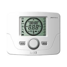 BAXI digitális szobatermosztát Luna, Nuvola Duo-Tec, vagy Duo-Tec Compact kazánhoz, programozható, vezeték nélküli, rádiófrekvenciás