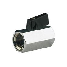 BIANCHI bb mini golyóscsap, belső-belső menettel, krómozott kivitel 1/4"-1/2"-ig