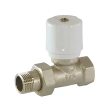 BIANCHI kézi radiátorszelep egyenes, belső menettel 3/8"-3/4"-ig