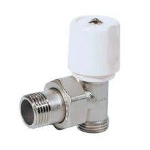 BIANCHI radiátorszelep sarok 1/2", (eurokonusz) G3/4" külső menettel, roppantógyűrűs