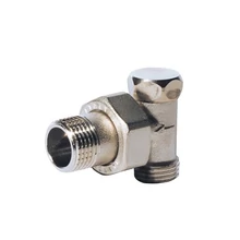 BIANCHI visszatérő radiátorszelep sarok 1/2", (eurokonusz) G3/4" külső menettel, roppantógyűrűs