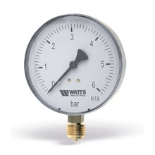 WATTS F+250 MRS nyomásmérő alsó csatlakozással 100 mm-es (4-10 bar)
