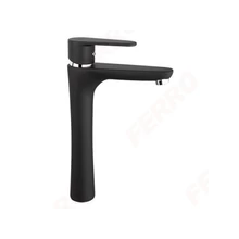 FERRO ALGEO BLACK mosdócsaptelep, álló, magasított, fekete