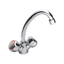 FERRO STANDARD mosdócsaptelep, álló, 2 karos, forgatható kifolyóval, króm