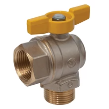 GIACOMINI R780 golyóscsap gázra, sarok 1" (gázfőcsap)