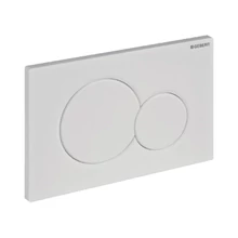 GEBERIT Sigma01 nyomólap, 2 vízmennyiséges, alpinfehér