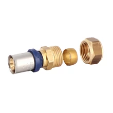 GENERAL FITTINGS roppantógyűrűs préselhető csatlakozó TH-H-U (15x16, 22x20 mm-ig)