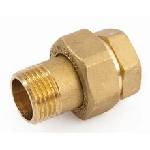 GENERAL FITTINGS réz, egyenes hollandi külső-belső menettel (kb), kúpos tömítéssel 3/8"-tól 2"-ig