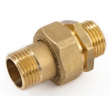 GENERAL FITTINGS réz, egyenes hollandi külső-külső menettel (kk), kúpos tömítéssel  1/2"-tól 1"-ig