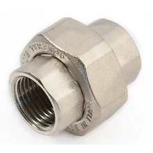 GENERAL FITTINGS nikkelezett, egyenes hollandi, belső-belső menettel (bb), kúpos tömítéssel 1/2"-tól 2"-ig