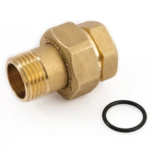 GENERAL FITTINGS réz, egyenes hollandi külső-belső menettel (kb), gumigyűrűs 3/8"-tól 2"-ig