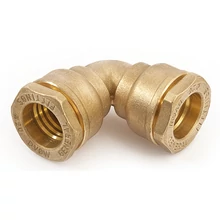 GENERAL FITTINGS réz kpe könyök tömszelencés réz szorítógyűrűvel 20-32 mm-ig (PN 16)