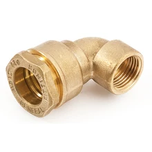 GENERAL FITTINGS réz kpe könyök belső menettel tömszelencés réz szorítógyűrűvel 20-32 mm-ig (PN 16)