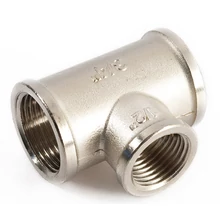 GENERAL FITTINGS nikkelezett T-idom középen szűkített 3/4"-tól 1"-ig