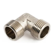 GENERAL FITTINGS nikkelezett könyök külső-külső menettel (kk) 1/2”-tól 1”-ig