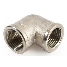 GENERAL FITTINGS nikkelezett könyök belső-belső menettel (bb) 1/2"-tól 5/4"-ig