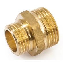 GENERAL FITTINGS réz szűkített közcsavar külső-külső menettel (kk) 1/8"-tól 3"-ig