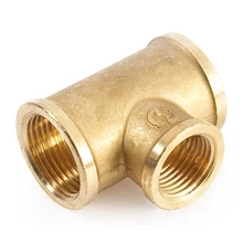 GENERAL FITTINGS réz T-idom középen szűkített 3/4"-tól 1"-ig