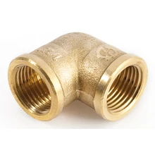 GENERAL FITTINGS réz könyök belső-belső menettel (bb) 1/4"-tól 2"-1/2 -ig